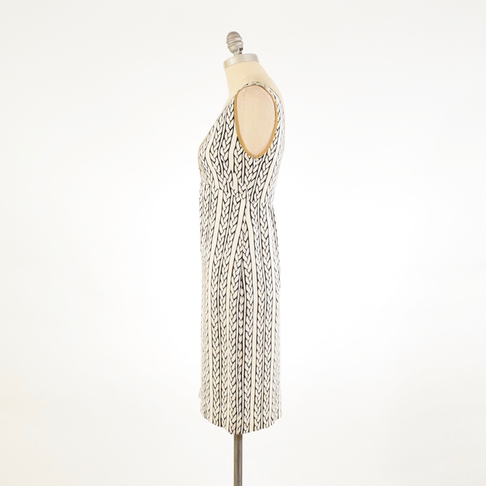 ❌SOLD❌Vena Cava Braided Print Silk Shift Dress - Picture 3 of 5